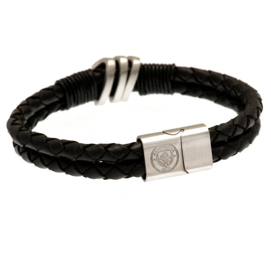 Manchester City FC Leather Bracelet collectible from Infinity Collectibles 2026