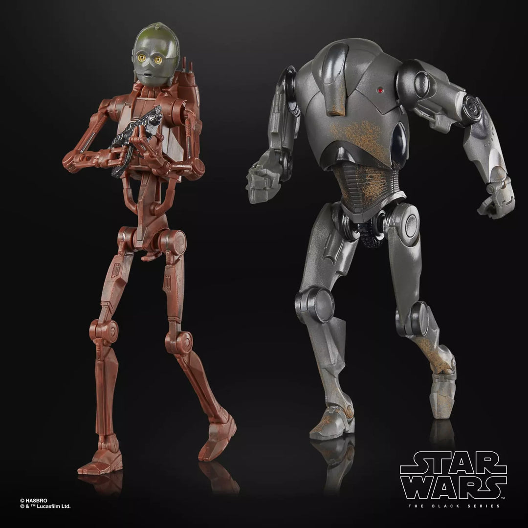 Star Wars The Black Series Star Wars: Attack of the Clones C-3PO & Super Battle Droid 2-Pack 6" Action Figures