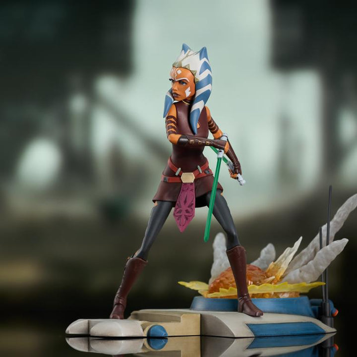 Star Wars Clone Wars Gallery Ahsoka Figure Diorama