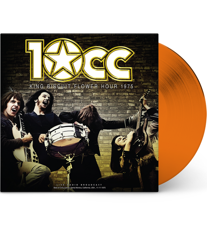 10cc – King Biscuit Flower Hour 1975 (Limited Edition 12-Inch Album on 180g Transparent Orange Vinyl)