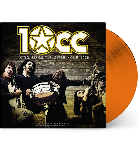 10cc – King Biscuit Flower Hour 1975 (Limited Edition 12-Inch Album on 180g Transparent Orange Vinyl) collectible from Cod...