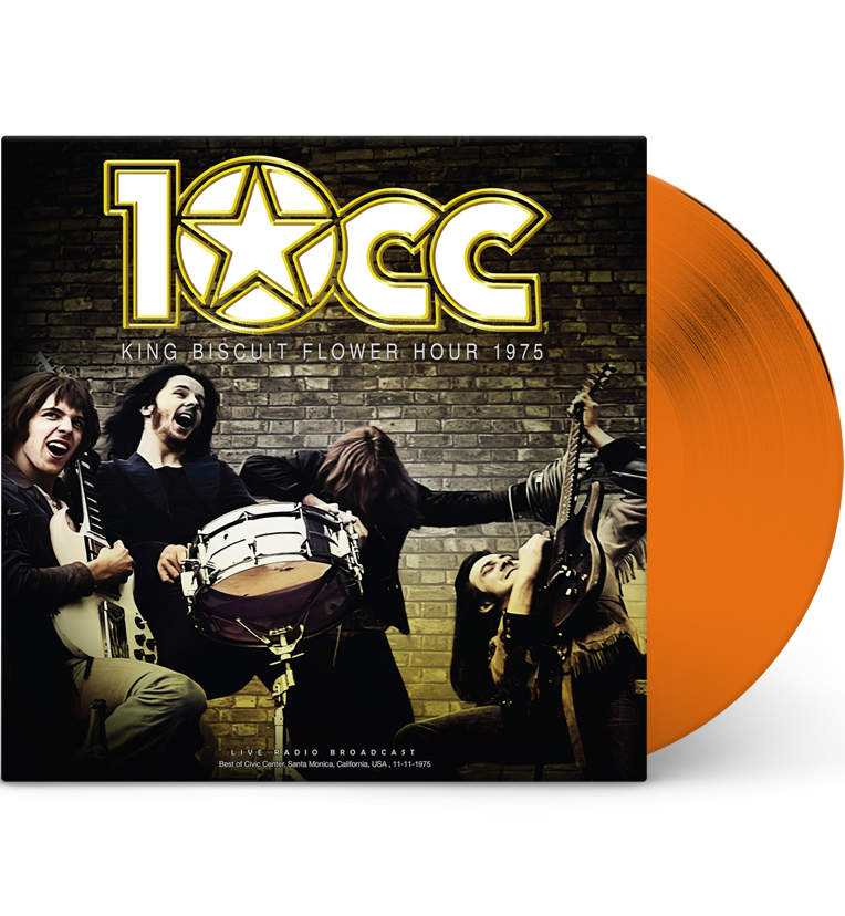 10cc – King Biscuit Flower Hour 1975 (Limited Edition 12-Inch Album on 180g Transparent Orange Vinyl) collectible from Cod...