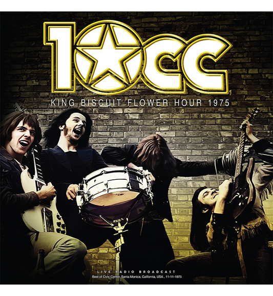 10cc – King Biscuit Flower Hour 1975 (Limited Edition 12-Inch Album on 180g Transparent Orange Vinyl), alternate view