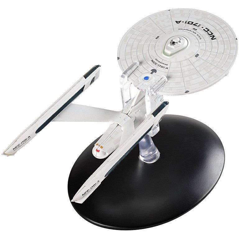 U.S.S. Enterprise NCC-1701-A (Constitution-class refit) Diecast Model Ship Window Boxed (Eaglemoss / Star Tre, alternate view