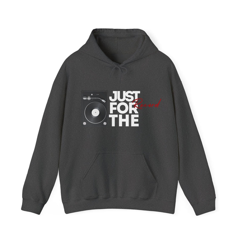 'Just for the Record' Men's Hoodie, alternate view