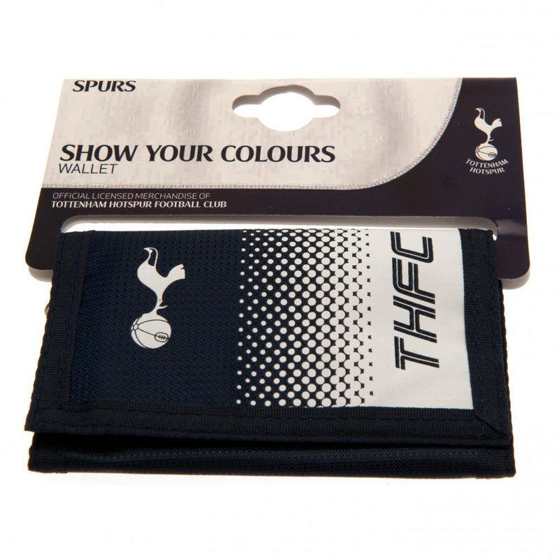 Tottenham Hotspur FC Fade Wallet, close-up detail