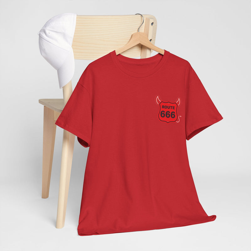 'Highway to Hell' Lyric T-Shirt, size reference