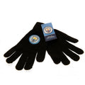 Manchester City FC Knitted Gloves Junior, side angle