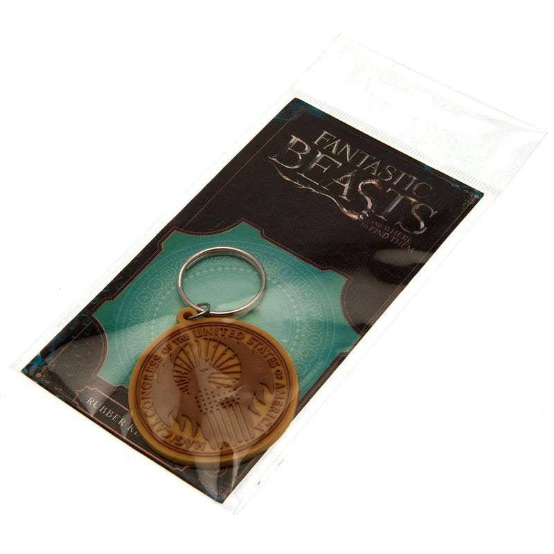 Fantastic Beasts Macusa PVC Keyring, side angle