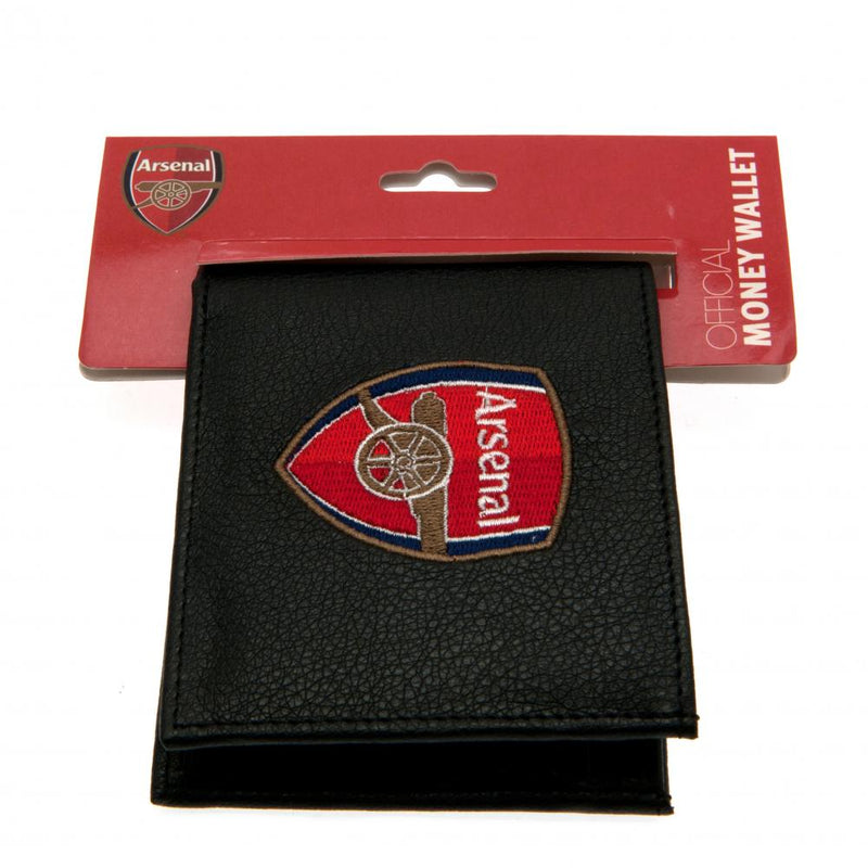 Arsenal FC Embroidered Wallet, close-up detail