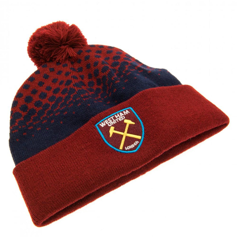 West Ham United FC Fade Ski Hat, alternate view