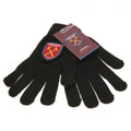 West Ham United FC Knitted Gloves Junior, side angle