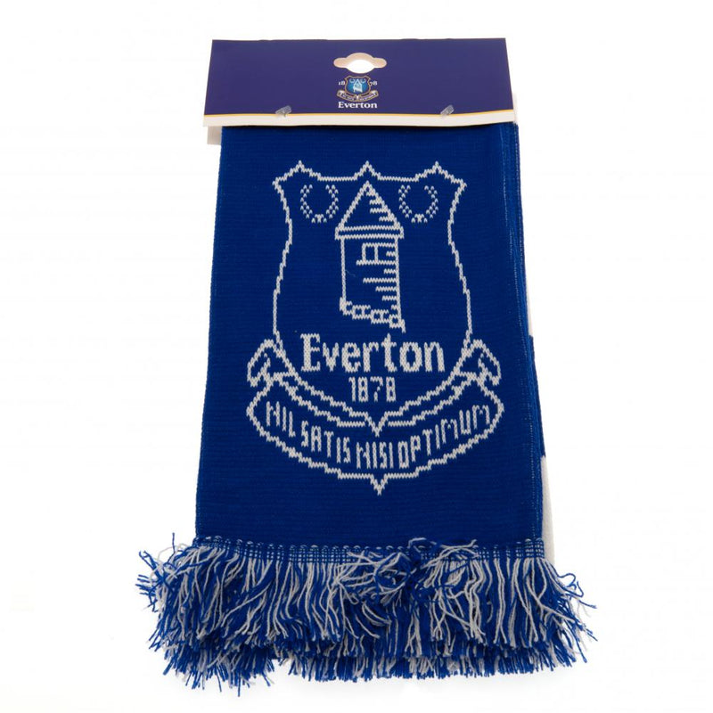 Everton FC Bar Scarf, close-up detail