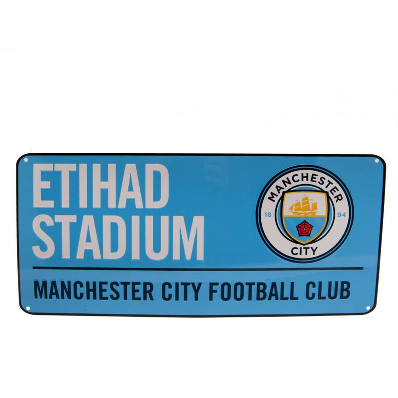 Manchester City FC Colour Street Sign collectible from Infinity Collectibles 2026