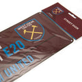 West Ham United FC Colour Street Sign, side angle
