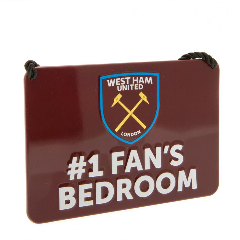 West Ham United FC Bedroom Sign No1 Fan collectible from Infinity Collectibles 2026