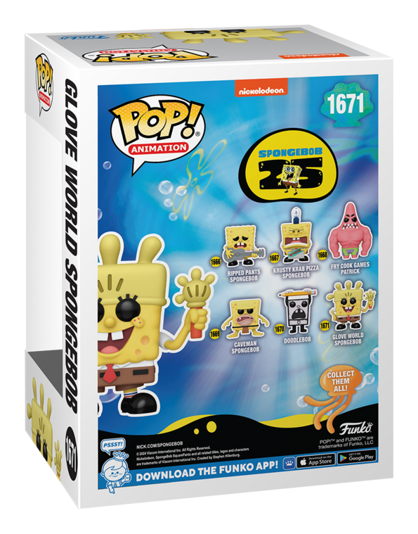 Pop! Vinyl - Spongebob - Spongebob with Glove Light - Image