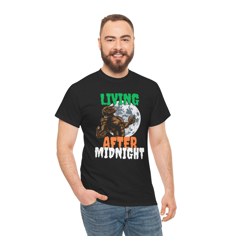 'Living After Midnight' Men's T-Shirt, packaging shot