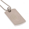 Manchester City FC Engraved Dog Tag & Chain collectible from Infinity Collectibles 2026