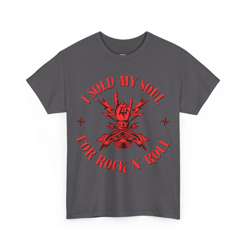 'I Sold My Soul for Rock 'n' Roll' T-Shirt, rear view