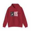 'Just for the Record' Men's Hoodie, rear view