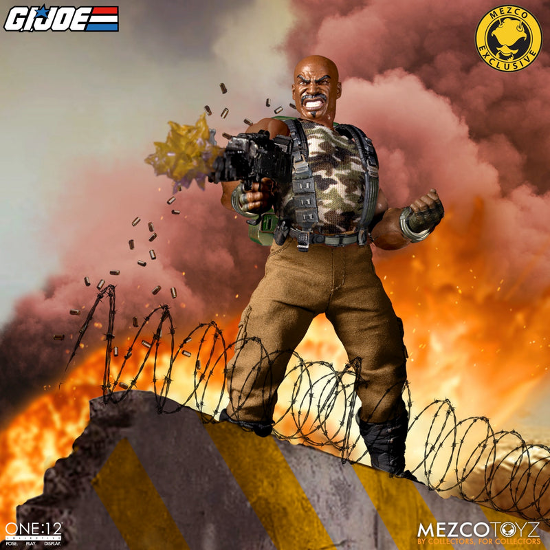 G.I. Joe Roadblock One:12 Collective Action Figure side angle