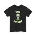 'Vinyl Ain't Dead' Headphones Men's T-Shirt, showing reverse