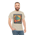 'Phonosaurus' Men's Vinyl T-Shirt, rear view