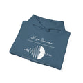 'Life Sounds Better on Vinyl' Men's Hoodie, close-up detail