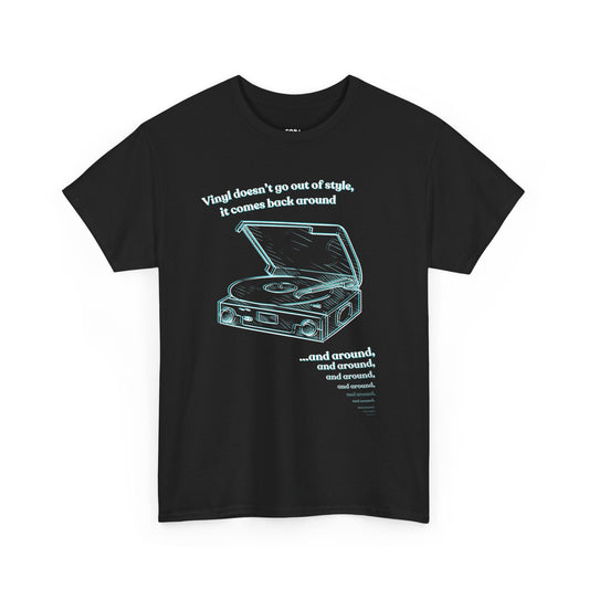 'Vinyl Doesn't Go Out Of Style' Men's T-Shirt collectible from Coda Records