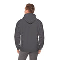 Vinyl Record Logo Men's Hoodie, rear view