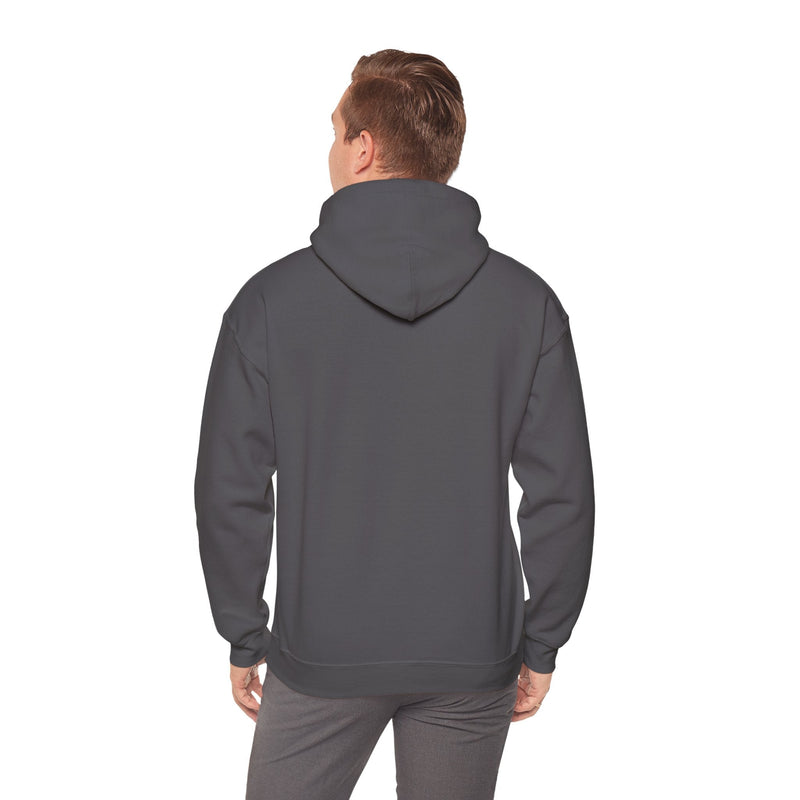Vinyl Record Logo Men's Hoodie, rear view