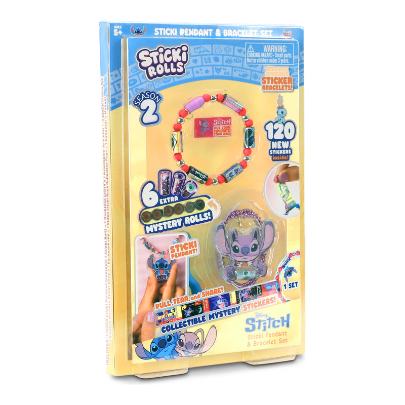 Sticki Rolls Disney Stitch Pendant Pack S2 (Case of 6)