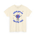 'Catch You On The Flip Side' Men's Vinyl T-Shirt, in display