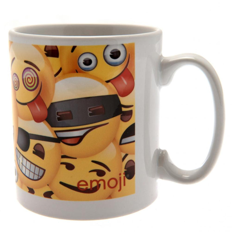 Emoji Mug Icons, side angle