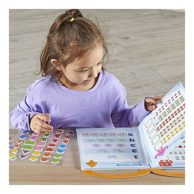Skill Builders! Smart Stickers - Colour/Number/Shape, rear view