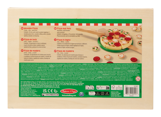 Melissa & Doug Wooden Pizza Party