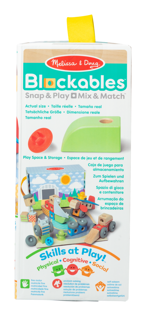 Melissa & Doug - Blockables Vehicles Building - Image