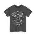 'I'm Not a Hoarder, I'm a Hero' Men's Vinyl T-Shirt, in display