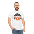 Vinyl Record Logo Men's T-Shirt, showing reverse