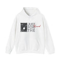 'Just for the Record' Men's Hoodie, close-up detail