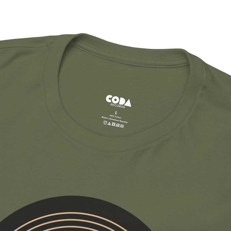 Vinyl Record Logo Men's T-Shirt, side angle