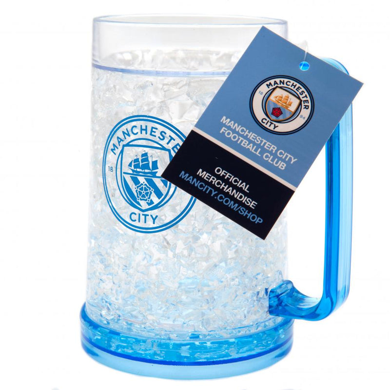 Manchester City FC Freezer Mug, side angle