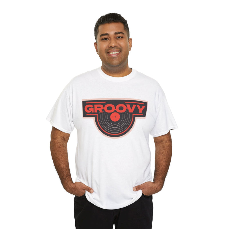 'Groovy' Men's T-Shirt, packaging shot