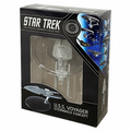 U.S.S. Voyager NCC-73602 (Sternbach concept) Model Diecast Ship BONUS ISSUE (Eaglemoss / Star Trek), in display