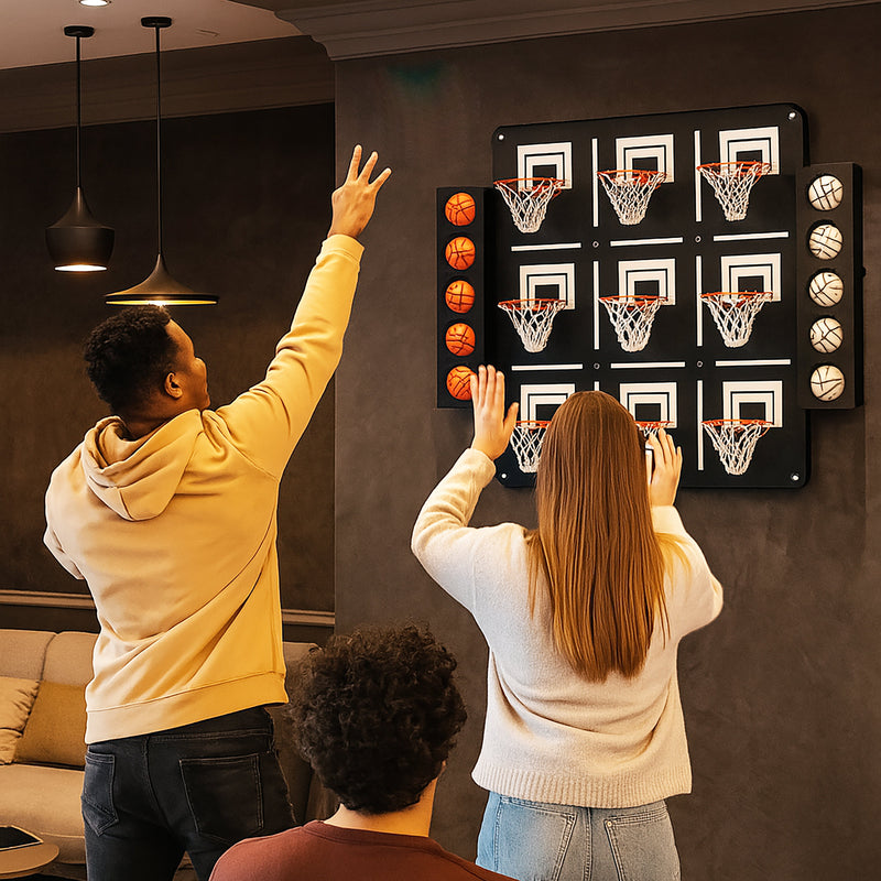 Giant Tic Tac Hoops, side angle