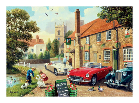 Nostalgia Collection: The Village Pub 1000 Piece Jigsaw Puzzle - Image