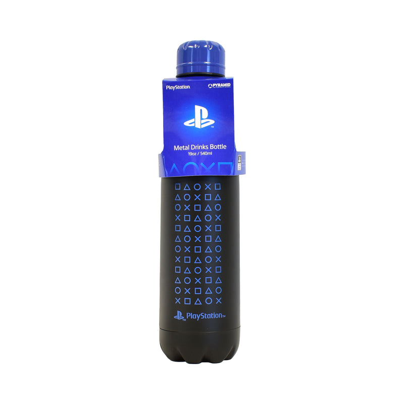 Playstation Symbols Metal Drinks Bottle 540ml