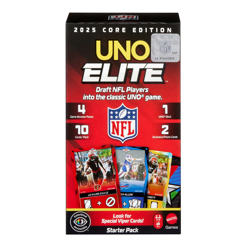 Uno Elite Nfl 2025 Core Edition Starter Pack