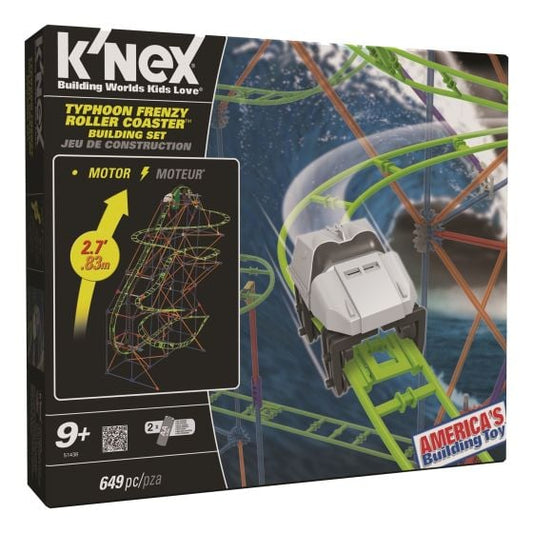 K'nex Thrill Rides Typhoon Frency Coaster Set